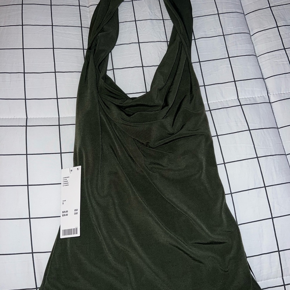 Urban Outfitters Green Halter Top